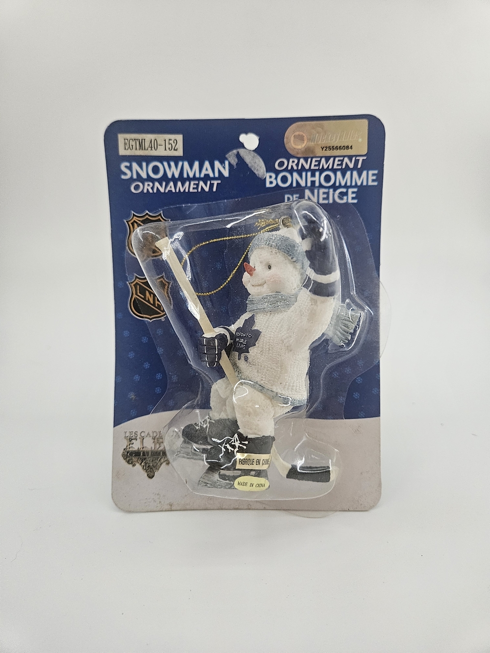 Vintage Toronto Maple Leaf Snowman Ornament 2004 By Les Cadeaux Elby